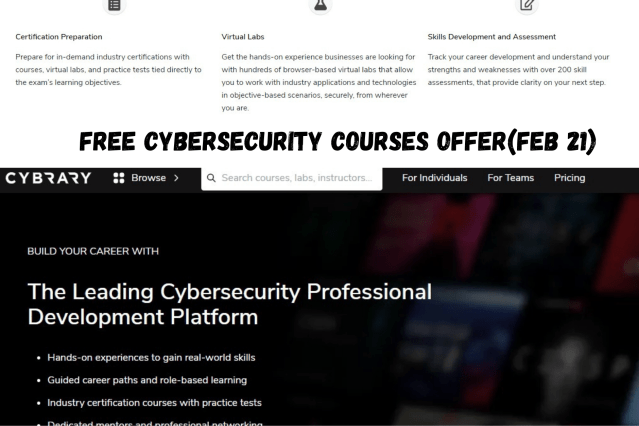 Free Cybrary Courses - February 2021